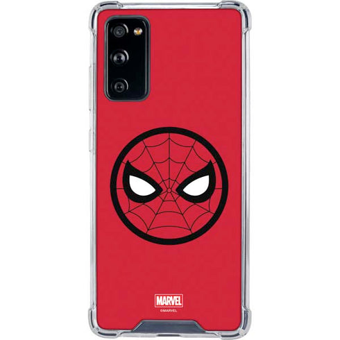 Marvel Spiderman Spiderman Emblem Galaxy S20 FE Clear Case